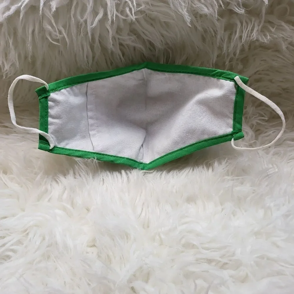 Green Sequin Mask Adult